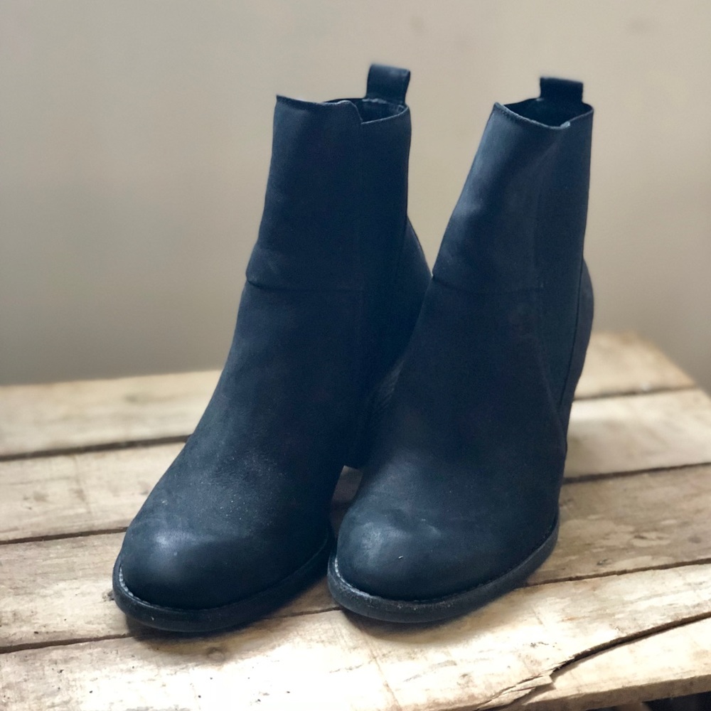 NEW Paul Green 5.5US/3UK Black Block Heel Bootie